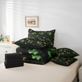 thumbnail image 6 of Feelyou Teens Magic Shamrock Bedding Comforter Set 7pcs, Galaxy Stars King Bedding Sets, 6 of 8