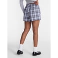 thumbnail image 3 of No Boundaries Cotton Boxer Shorts, 3" Inseam, Women's and Women's Plus XXS-4X, 3 of 5