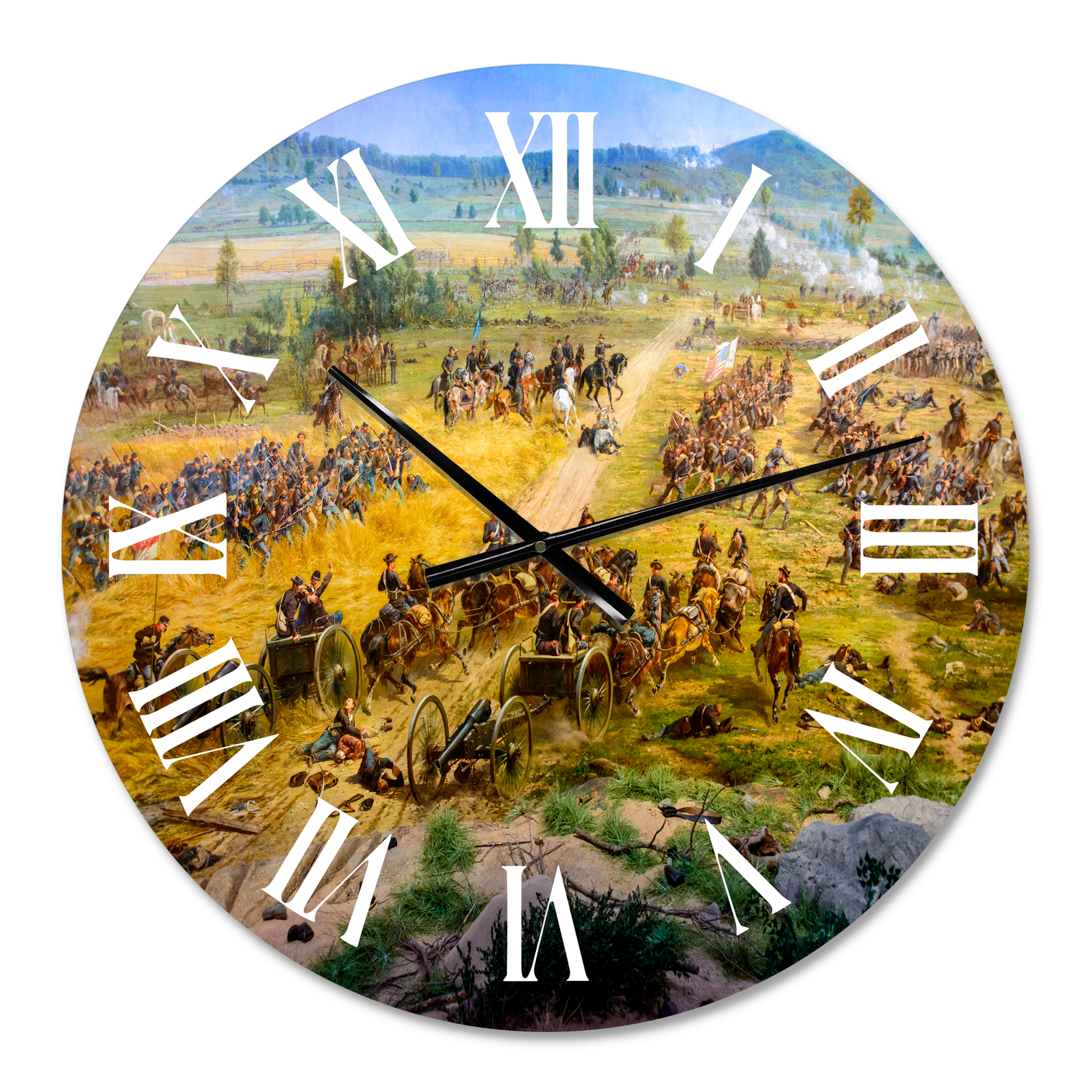 Designart 1 in Quartz Vintage Wall Clock