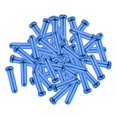 thumbnail image 4 of 50 Uds. de extremo de alambre para bicicleta de montaña, freno de Metal, palanca de cambios, extremo de Cable Universal Azul Zulema Puntas internas de cambio de freno de bicicleta, 4 of 8