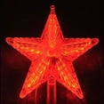 thumbnail image 2 of BinKFF Christmas Tree Topper Star 8.7" LED Lighted Star Tree Top, Glitter Golden Treetop Decorations with 20 Warm White Lights, Battery Powered Decor for Home Holiday Xmas Party Indoor, 2 of 8