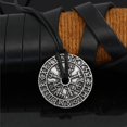 thumbnail image 4 of Collar Runas Vikingas Hugo Colgante Plata Envejecida Unisex, 4 of 10