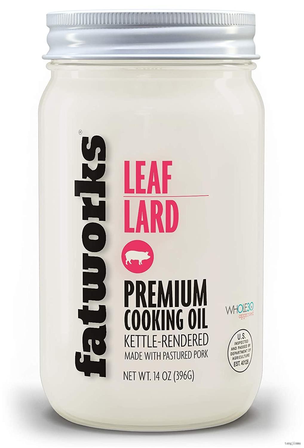, Pasture Raised Leaf Lard, A.K.A. "Baker's Lard", Artisanally Rendered