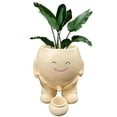 thumbnail image 4 of BAETEUY Smiling Face Planter Pot, Resin Cartoon Head, Flowerpot, Indoor, Outdoor, Cactus, Succulent, Plants, Container, Home, Balcony, Garden, Decoration, 4 of 7