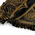 thumbnail image 3 of House of The Dragon Blanket, 50"x60" Dragon Band Woven Tapestry Cotton Blend Fringed Throw Blanket, 3 of 6