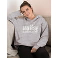 thumbnail image 5 of Tstars Womens Best Gift for Mother Nurse Shirts I'm a Nurse to Save Time Just Assume I'm Never Wrong Nurses Gift Cool Cute Gift for Mom Shirt for Mom Mothers Day Gift Christmas Women Hoodie, 5 of 6