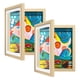 thumbnail image 1 of Marco de arte infantil AFEION, paquete de 2 unidades, intercambiable, 20 x 26 cm, con dos vetas de madera mate, 1 of 7