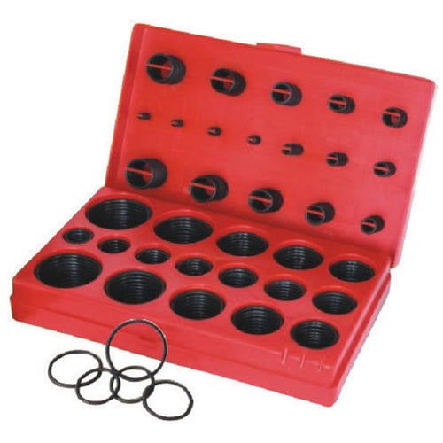 407 Pcs O-Ring Assortment Auto SAE Rubber Tool Seals for Water hose Air Tools 
