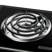 BLACK+DECKER SB1001B Single-Burner Portable Buffet Range, Black