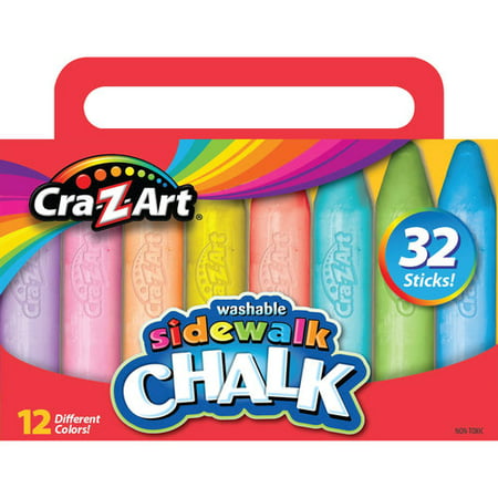 Cra-Z-Art Multi-Colored Washable Sidewalk – 32