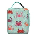 thumbnail image 5 of Thermal Soft Cooler Lunch Bag with Crab Pattern – Durable & Portable Waterproof Tote for Camping, Office, Travel, 5 of 6