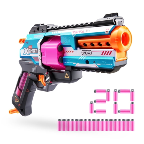 XSHOT SKINS Pro Series Break Barrel Blaster by ZURU with 20 Air Pocket Darts for Ages 14