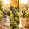 thumbnail image 4 of Metal Halloween Tree Garden Stake, 11.8Inch Durable Weatherproof Yard Art with Spooky Silhouette Design, Outdoor Lawn Decoration for Garden Patio Pathway Fall Decorations, 4 of 7