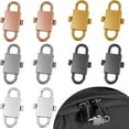 thumbnail image 1 of Dsseng Tyqour10 Pcs Double-Button Zipper Clips Zipper Locks Anti Theft for Backpacks Suitcases Purses Metal Clip Buckles Shorten Clasps for Chain Strap Bag, 1 of 5