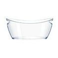 thumbnail image 1 of Cubo de hielo para fiestas, transparente con manijas de transporte de suministros de bar, bañera de cerveza portátil, bucle de cerveza para cerveza, 1 of 8