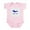 Petal Pink, variant on CafePress - Dah UP Infant Bodysuit - Baby Light Bodysuit, Size Newborn - 24 Months