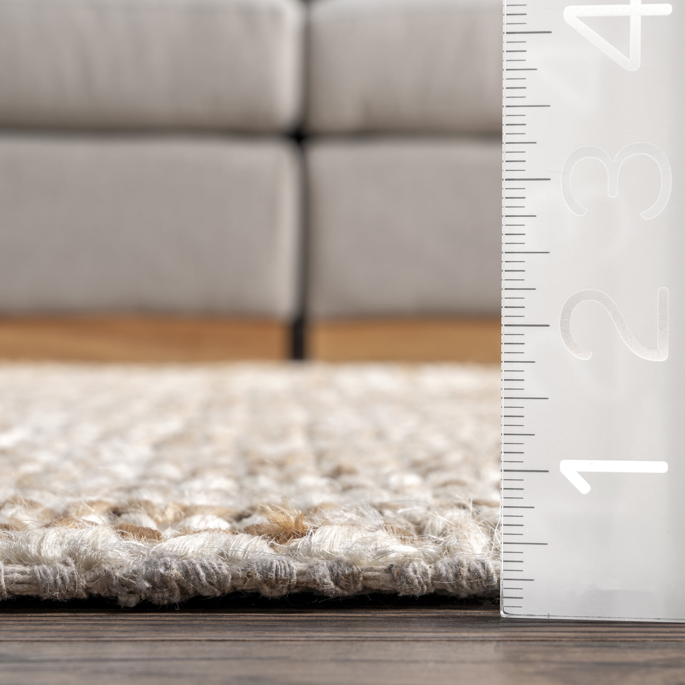 Rugs USA Grassland Handwoven Jute Area Rug, 7' 6" x 9' 6", Liess Ivory