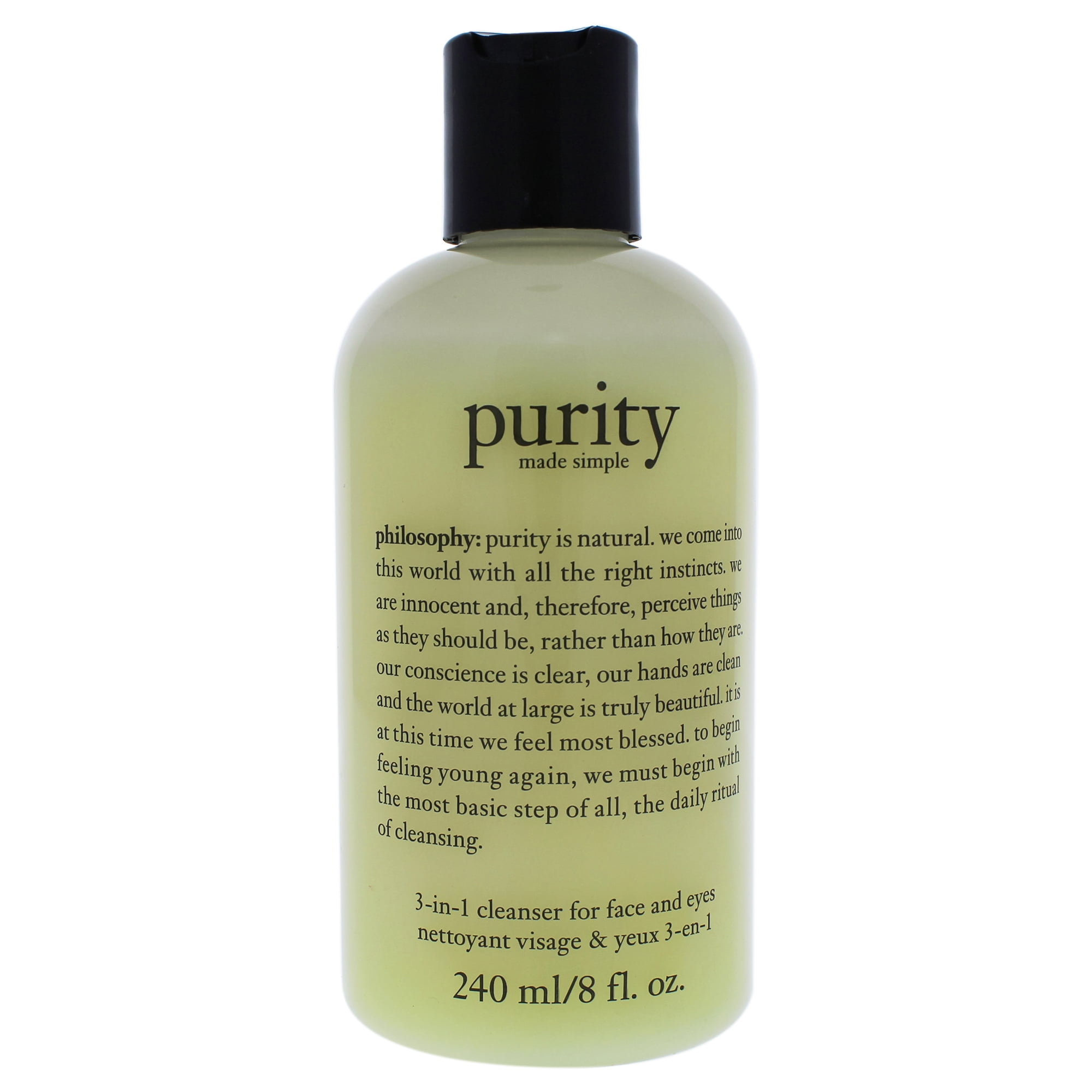 Purity Made Simple 3in1 Cleanser For Face and Eyes by Philosophy for