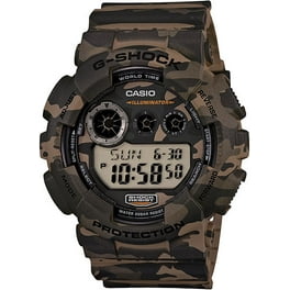 Casio Men s G Shock GA100L 8A Tan Silicone Japanese Quartz Sport Watch Walmart