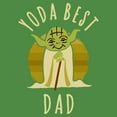 thumbnail image 2 of Men's Star Wars: A New Hope Yoda Best Dad Cartoon Graphic T-Shirt, 2 of 3