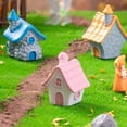thumbnail image 6 of LAIQIEN Cartoon House Figurines Handmade Realistic Landscape Ornaments Resin Decoration, 6 of 16