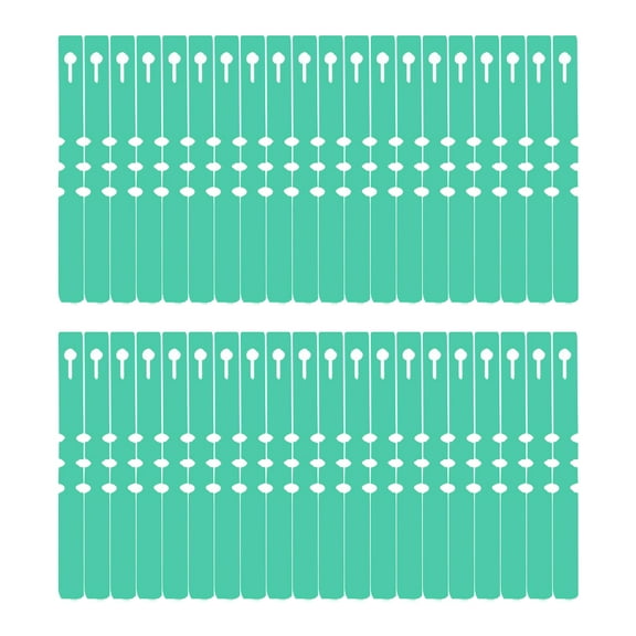 Raindrops 200 Tree Tags, Waterproof Labels, Adjustable Garden Labels