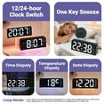 thumbnail image 2 of DAYBETTER Small Digital Clock with Night Light, Desk Alarm Clocks for Bedrooms, Heavy Sleepers, Kids, 2 of 7