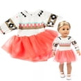 thumbnail image 2 of Vestido para muñeca americana de 18 pulgadas, accesorio de hilo HUOGUO, juguete para niña, 2 of 5