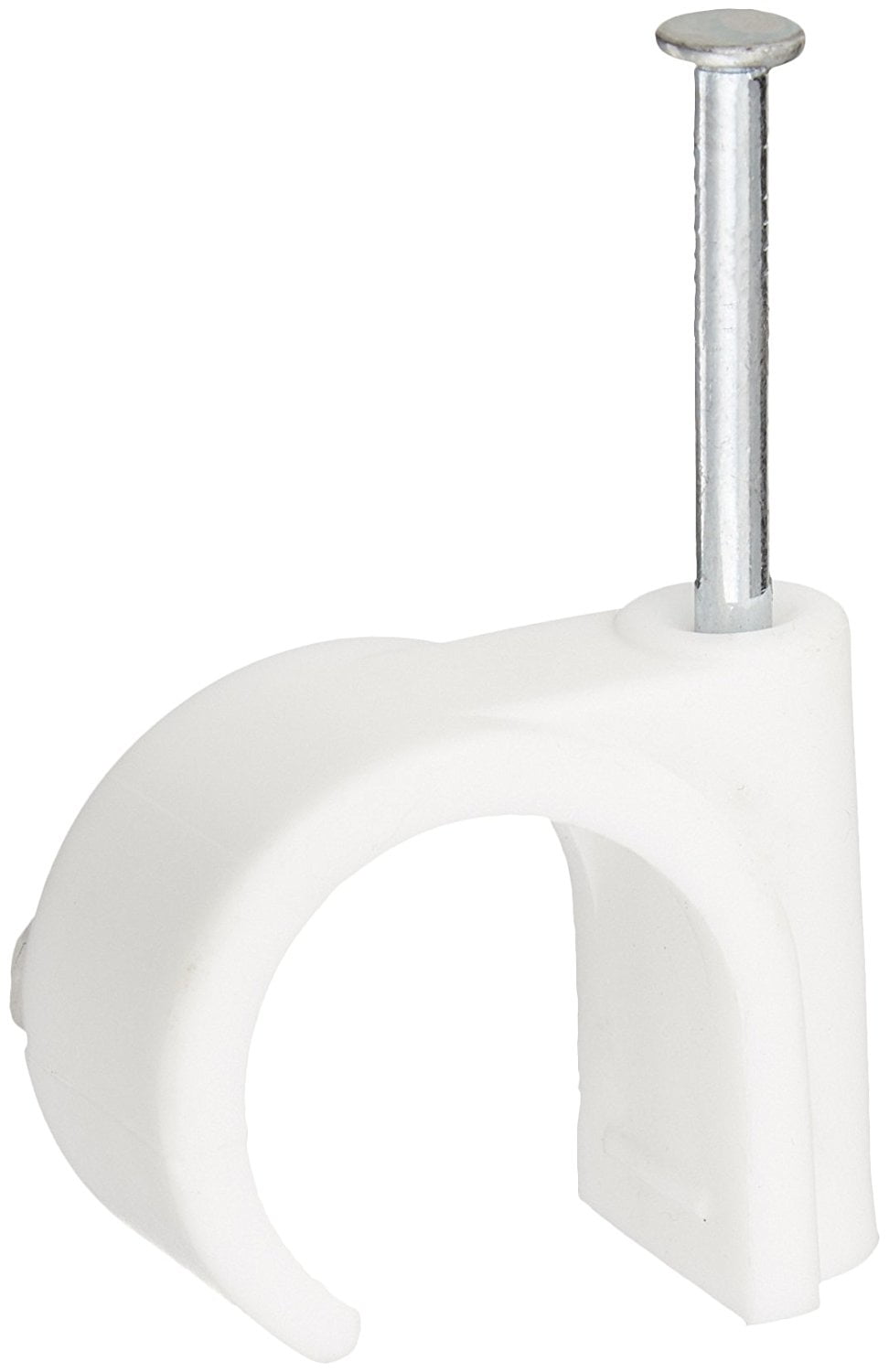 105840 22mm Hook Cable Clips with Steel Nail, Hook cable clips allow