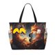 thumbnail image 1 of Fotbe Red And Gray Flame Fox Bolsa de Viaje para Playa - Resistente al Agua, Bolsa Tote de Gran Capacidad y Ligera con 7 Bolsillos para Mujeres y Hombres, 1 of 7