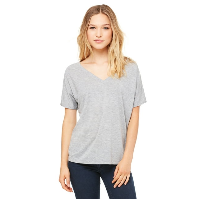 Bella + Canvas Ladies' Slouchy V-Neck T-Shirt