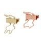 thumbnail image 4 of 100 Uds Clips de carpeta fuerte fuerza de sujeción resistente al óxido Clips de carpeta de conejo de Metal Clips de carpeta de gato para oficina, 4 of 8