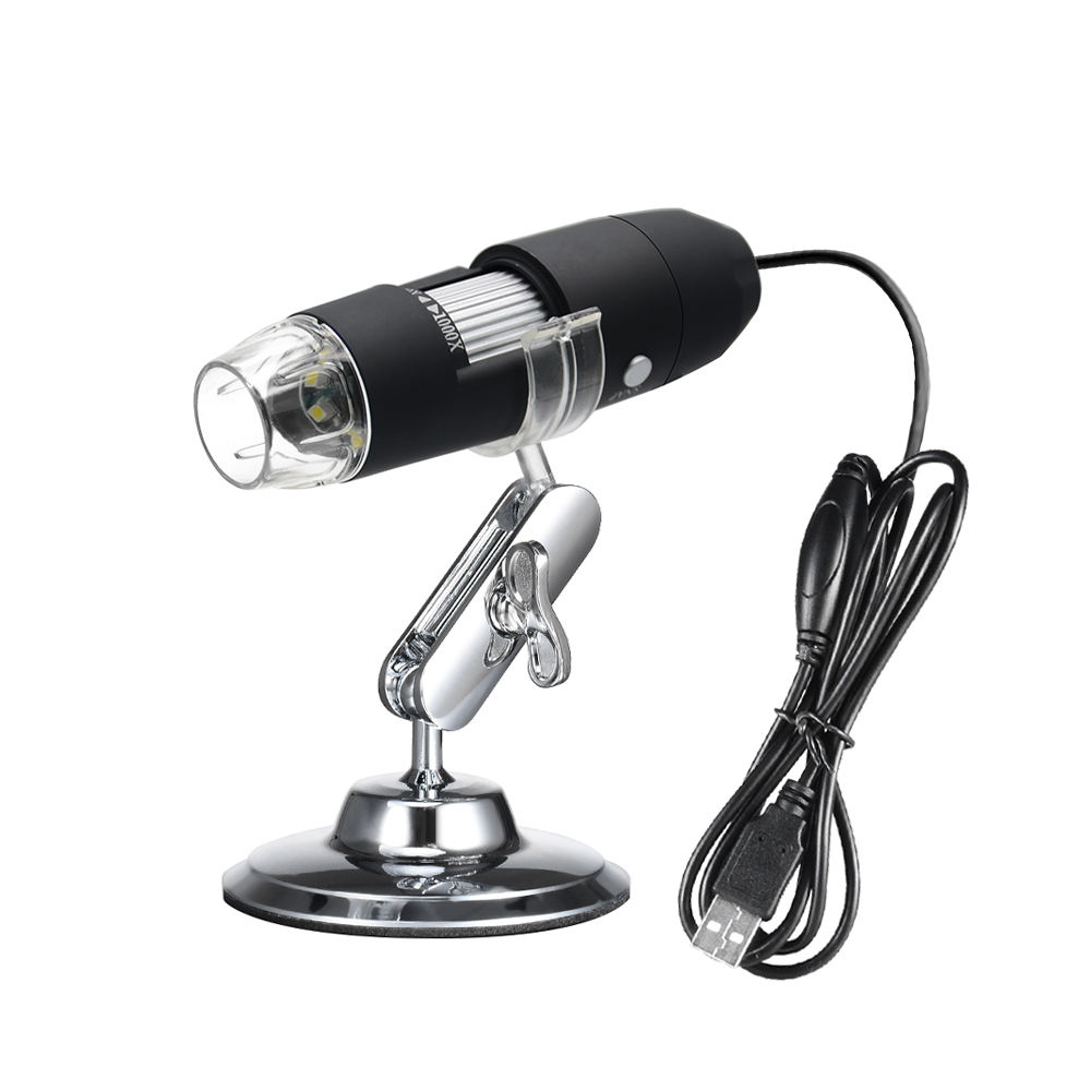 USB Digital Zoom Microscope Magnifier with OTG Function 8LED Light
