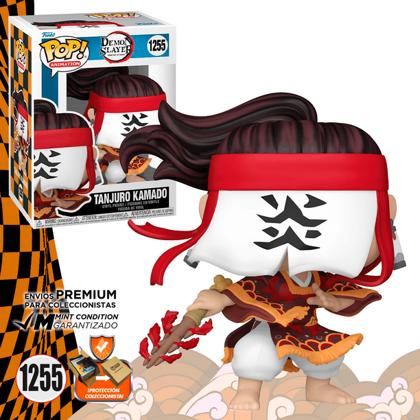 Funko Pop Tanjuro Kamado #1255 Demon Slayer Anime Original Funko Kimetsu No Yaiba Danza Del Dios Del Fuego