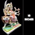 thumbnail image 6 of Durga Statue Murti Large 18 inches Durga Marble Figurine Shaila Putri Kali Sculpture Amba Sitting on Lion Statue for Navratri Puja Maa Sherawali Adi Shakti Powerful Hindu Home Temple Housewarming gift, 6 of 10