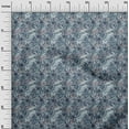 thumbnail image 3 of oneOone Rayon Blue Fabric Abstract Floral Sewing Craft Projects Fabric Prints By Yard 56 Inch Wide-3rb, 3 of 5
