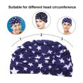 thumbnail image 3 of EeaseCA 2pcs Pleated Adorable Swimming Caps Unisex Waterproof Elastic Swim, 3 of 7