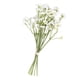 thumbnail image 3 of Ramo de flores artificiales de tallo largo para manualidades, decoración, flores falsas Blanco, 3 of 9