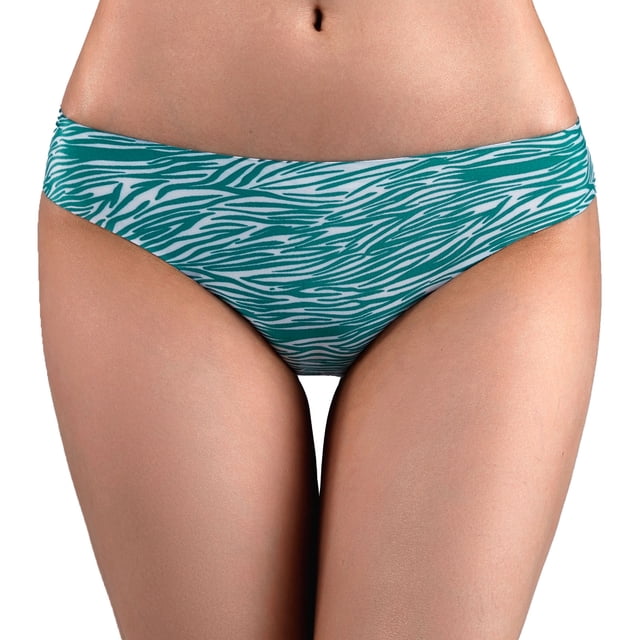 Tangas sin costuras para mujer, ropa interior suave, elegante, estampada, de cintura baja, bragas para la vida diaria