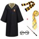 thumbnail image 3 of Disfraz de Cosplay de capa de Harris para niños y adultos, disfraz de Slytherin para niñas, disfraz de Halloween para escuela de magia, capa de hechicería para hombres y mujeres, bufanda, 3 of 5