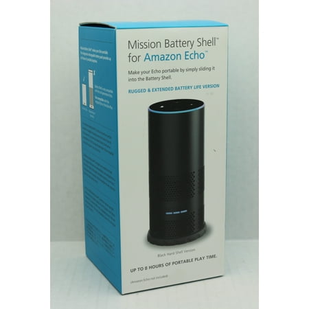 Mission Shell Battery Base for Amazon Echo 2nd Gen (Make your Echo Portable)