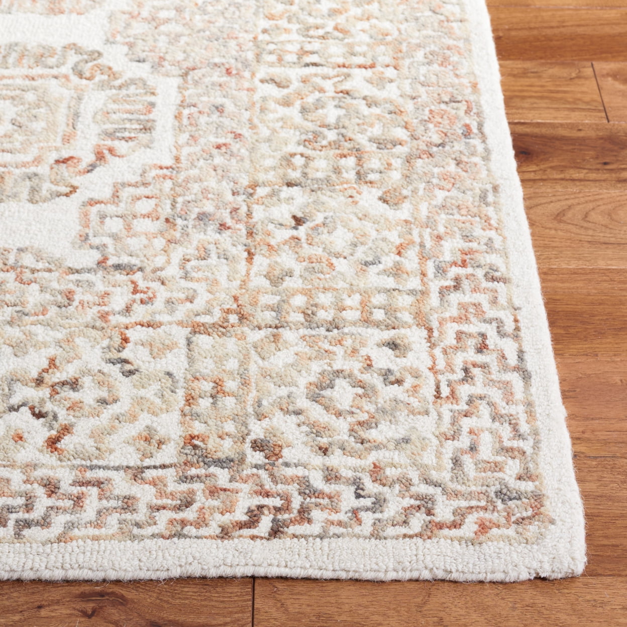 Safavieh  Handmade Aspen Abelia Boho Wool Rug 5' x 8' 5' x 8' Indoor, Handmade Living Room, Bedroom, Dining Room Rectangle