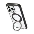 thumbnail image 5 of for iPhone 13 Pro Max Magnetic Kickstand Clear Case, [Compatible with MagSafe] Shockproof Slim Transparent Glossy Case with 360° Ring Stand Soft TPU Protective Cover for iPhone 13 Pro Max, Black, 5 of 7