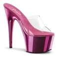 thumbnail image 2 of *7" Heel, 2 3/4" Chrome Plated PF Slide - Clr/H. Pink Chrome, 11, 2 of 2