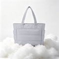 thumbnail image 4 of Tote Bag for Women Large Capacity Lightweight Puffer bag Water Resistant Multi Pocket Shoulder Bag For Work Office Travel Gym Yoga Daily, 4 of 5