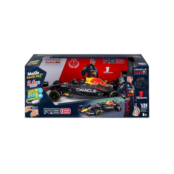 Maisto Tech Formula Racing 1:24 Scale Oracle Red Bull Max Verstappen Radio Control Race Car