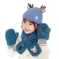 thumbnail image 2 of Navidad Para Niños, Conjunto De Guantes Y Bufanda, Gorro De Punto Grueso Cálido Para Invierno, Gorro De Lana, Regalos Para Niños Y Niñas Guardurnaity HA046193-01, 2 of 6