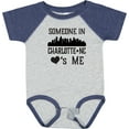 thumbnail image 3 of Inktastic Charlotte North Carolina Someone Loves Me Boys or Girls Baby Bodysuit, 3 of 5