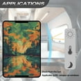 thumbnail image 5 of Yuyamidu Sunset RV Door Window Shade Cover 17 x 26 RV Blackout Shades Fits for Most RV Window Shades Tree Camper Trailer Door Window Cover Decor, Orange and Green, 5 of 7