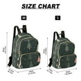 thumbnail image 2 of FORMRS Mini Backpack Purse for Women Travel Daypack Casual Shoulder Bag, Green Christmas Trees, 2 of 7